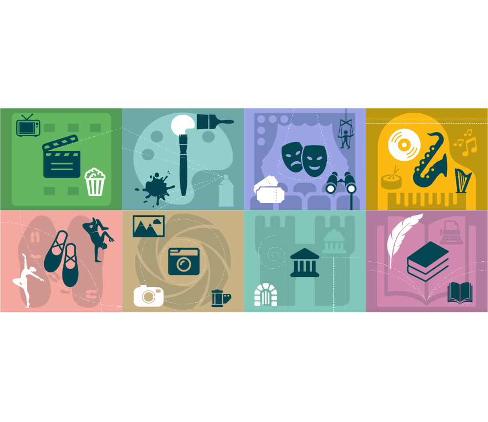 Generate your promotional card using a selection of card designs to choose from